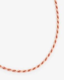 JWL-CHN 925 3mm Rope Chain - Rose Gold