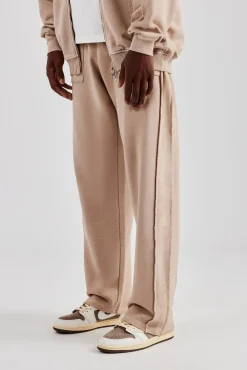 CLO-BOT-TRO Acid Exposed Seam Jogger - Stone