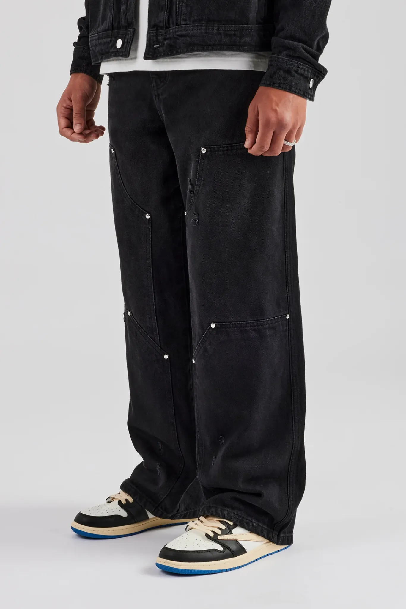 CLO-BOT-DEN Baggy Carpenter Jean