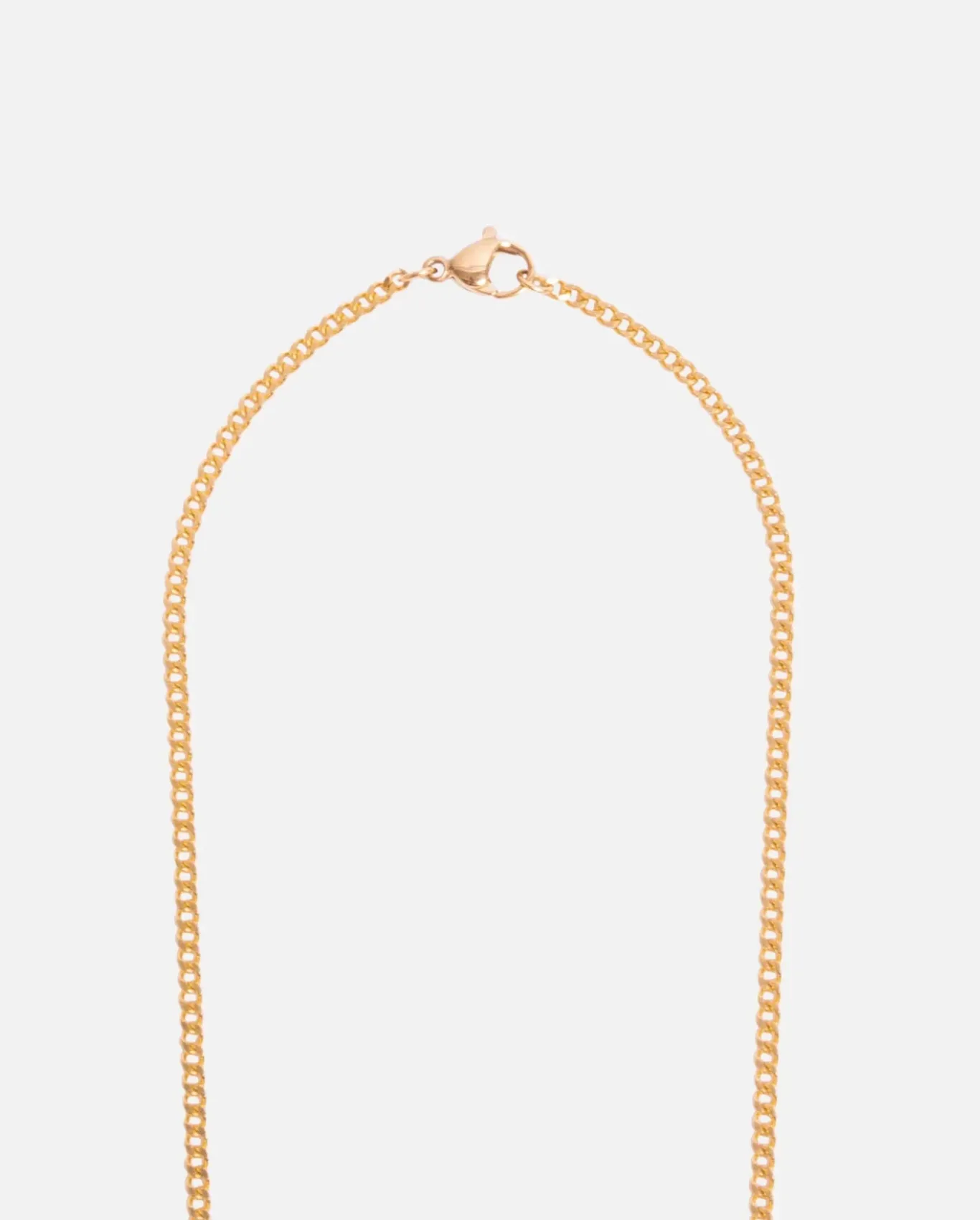 JWL-NECK Beware Bone Necklace - Gold
