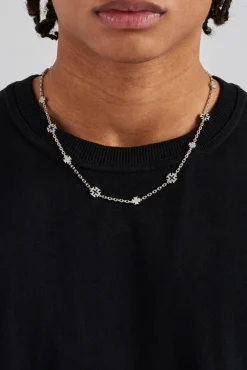 JWL-CHN Black Enamel Micro Motif Rolo Chain - 8mm