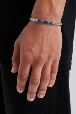 JWL-BRA Blue & Green Ombre Tennis Bracelet - 5mm