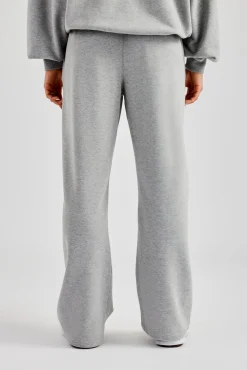 Women CLO-BOT-TRO C Embroidered Jogger - Grey Marl