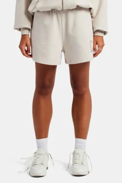 Women CLO-BOT C Embroidered Short - Stone