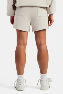 Women CLO-BOT C Embroidered Short - Stone