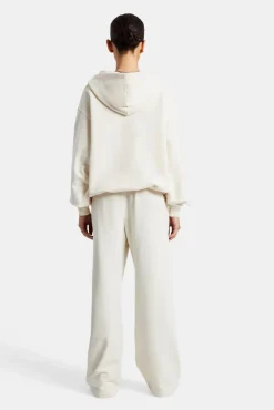 Women CLO-SET C Embroidered Zip Through Tracksuit - Off White