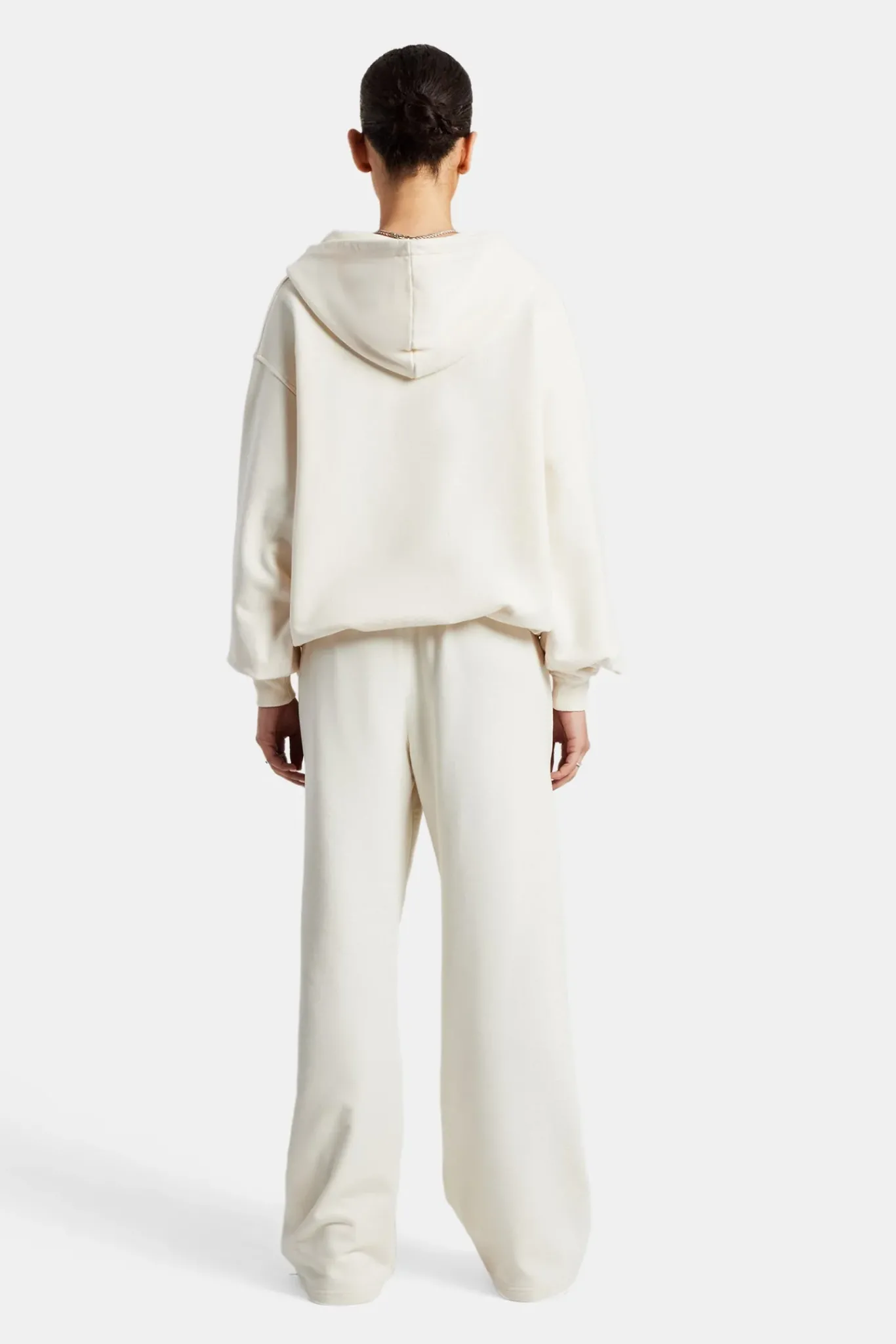 Women CLO-SET C Embroidered Zip Through Tracksuit - Off White