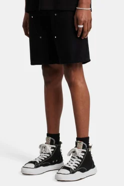 CLO-BOT-DEN Carpenter Denim Short - Black