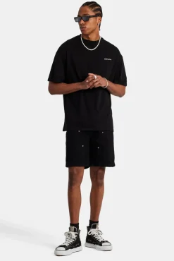 CLO-BOT-DEN Carpenter Denim Short - Black