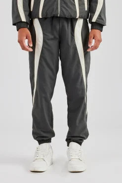 CLO-BOT-TRO CCC Nylon Cuffed Jogger - Charcoal