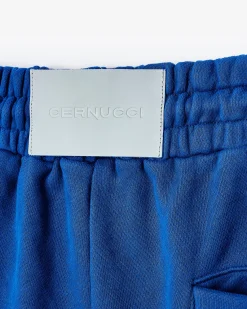 CLO-BOT-TRO Cernucci Embroidered Jogger - Cobalt Blue
