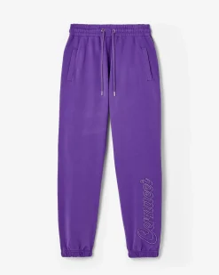 CLO-BOT-TRO Cernucci Embroidered Jogger - Purple