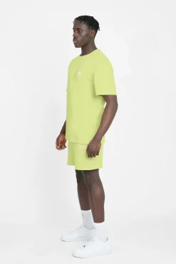 CLO-BOT Cernucci Embroidered Shorts - Lime