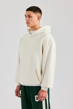 CLO-TOP-HS-HOOD Cernucci Hoodie - Ecru