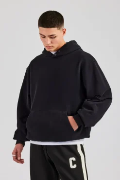 CLO-TOP-HS-HOOD Cernucci Hoodie - Washed Black