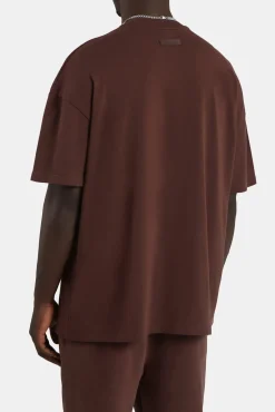 CLO-TOP-TEE Cernucci Limited Oversized T-Shirt - Chestnut