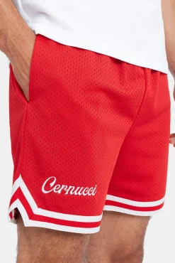 CLO-BOT Cernucci Mesh Short - Red