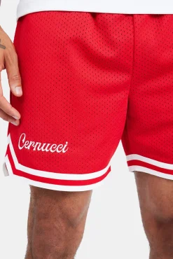 CLO-BOT Cernucci Mesh Short - Red