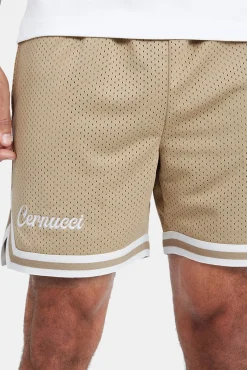 CLO-BOT Cernucci Mesh Short - Stone