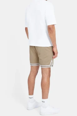 CLO-BOT Cernucci Mesh Short - Stone