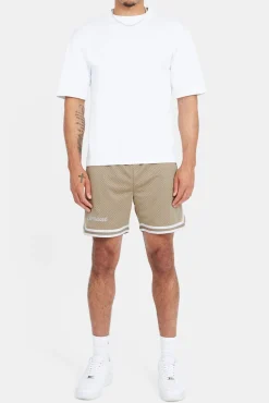 CLO-BOT Cernucci Mesh Short - Stone