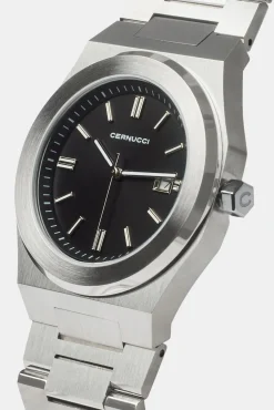 JWL-ACC-WAT Cernucci Polished Watch - Black