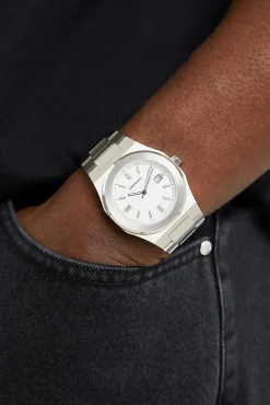 JWL-ACC-WAT Cernucci Polished Watch - White