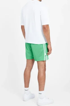 CLO-BOT Cernucci Text Mesh Short - Green
