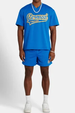 CLO-BOT Cernucci Varsity Mesh Short - Cobalt