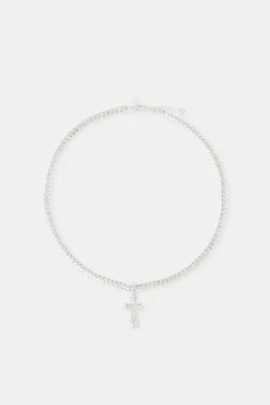 JWL-CHN Chunky Cross Polished Cuban Chain - 5mm