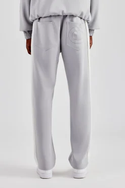 CLO-BOT-TRO Contrast Panel Track Pant - Grey