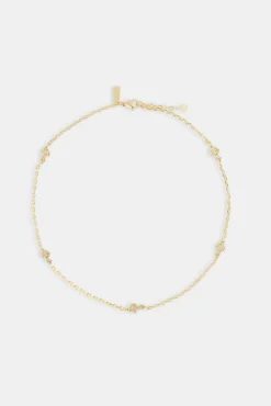 Women JWL-CHN Cross Thin Link Chain - 2.5mm - Gold