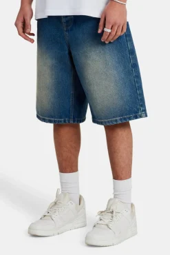 CLO-BOT-DEN Denim Bermuda Jorts - Antique Wash