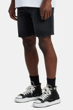 CLO-BOT-DEN Denim Short - Washed Black