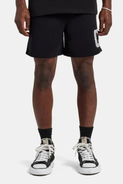 CLO-BOT Embellished C Relaxed Short - Black