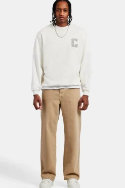 CLO-TOP-HS-SWE Embellished C Sweatshirt - Off White