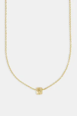 Women JWL-NECK Engraved Hoop Rolo Necklace - 12mm