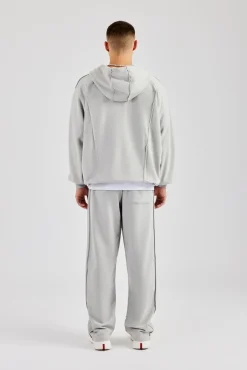 CLO-SET Exposed Seam Tracksuit - Ash Grey
