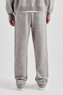 CLO-BOT-TRO-KTW Fluffy Intarsia C Jogger - Grey