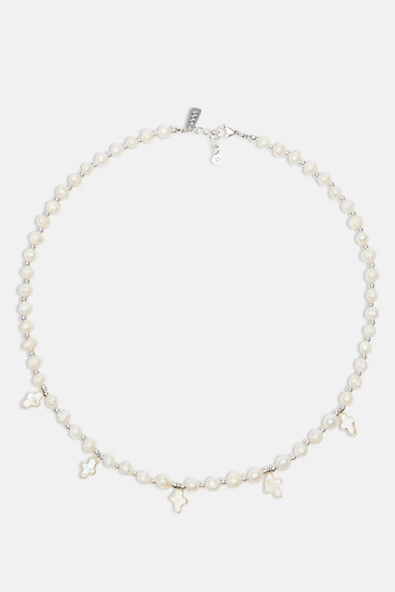 JWL-NECK-PRL Freshwater Pearl Cross Necklace