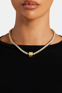 Women JWL-PEND Gold Plated Iced Q Letter Block Pendant