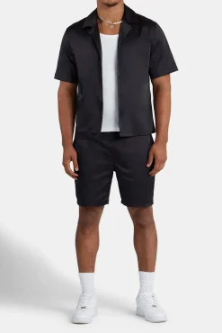 CLO-BOT Heavyweight Satin Short - Black