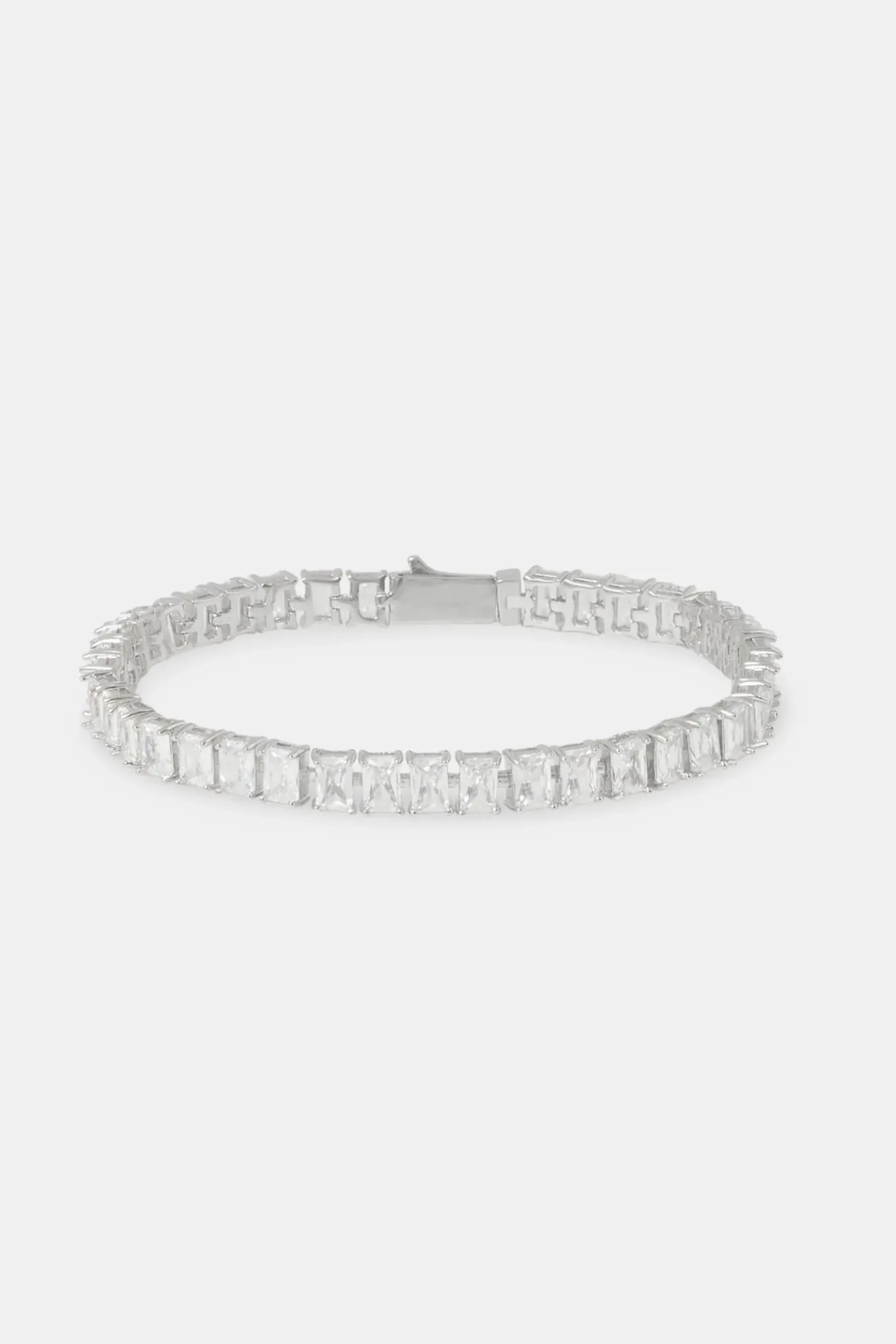 JWL-BRA Iced Baguette Stone Tennis Bracelet - 6mm