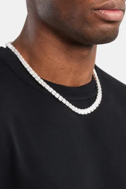 JWL-CHN Iced Baguette Tennis Chain