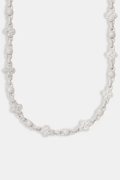 JWL-CHN Iced Ball & Motif Chain - 12mm