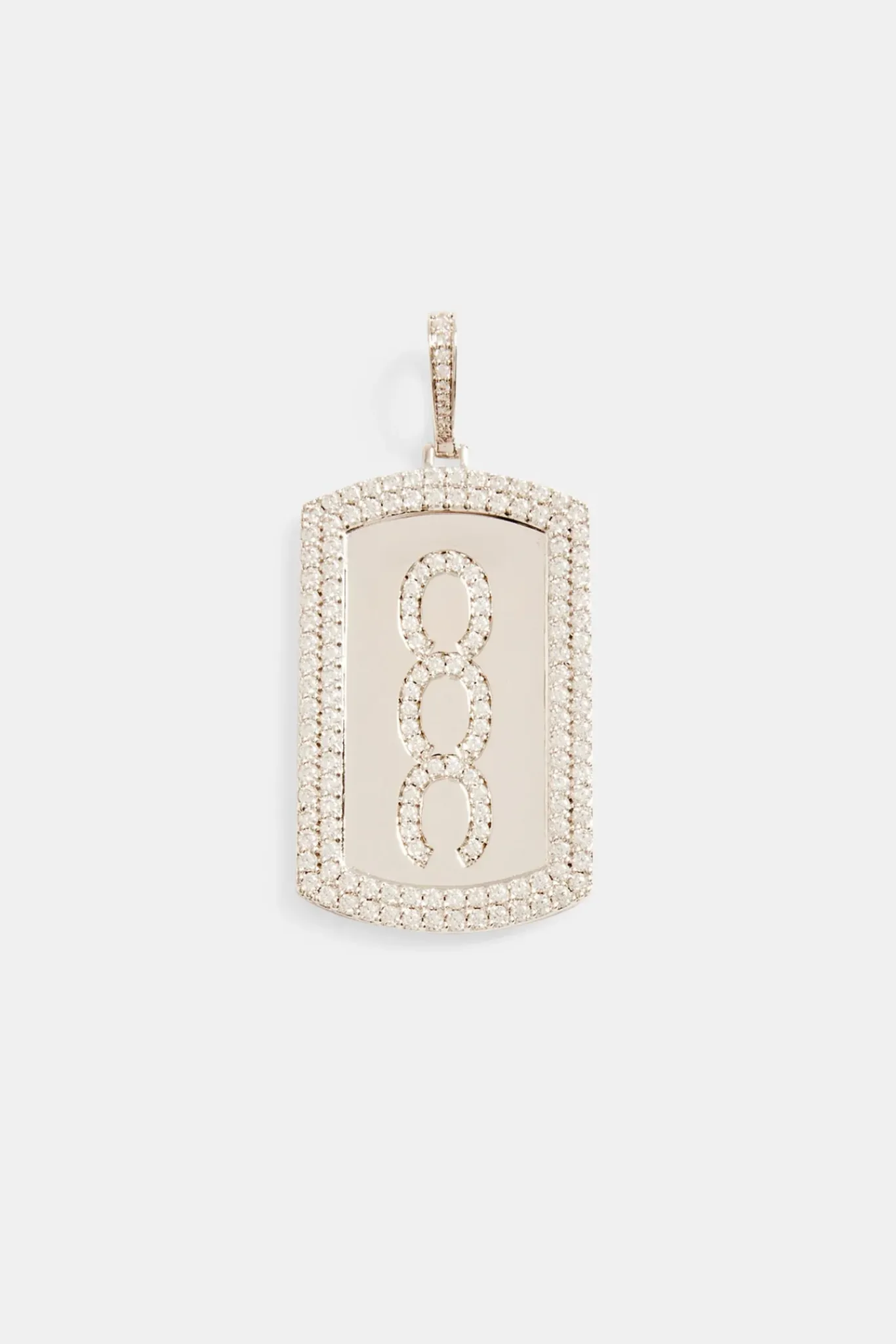 JWL-PEND Iced CCC Dog Tag