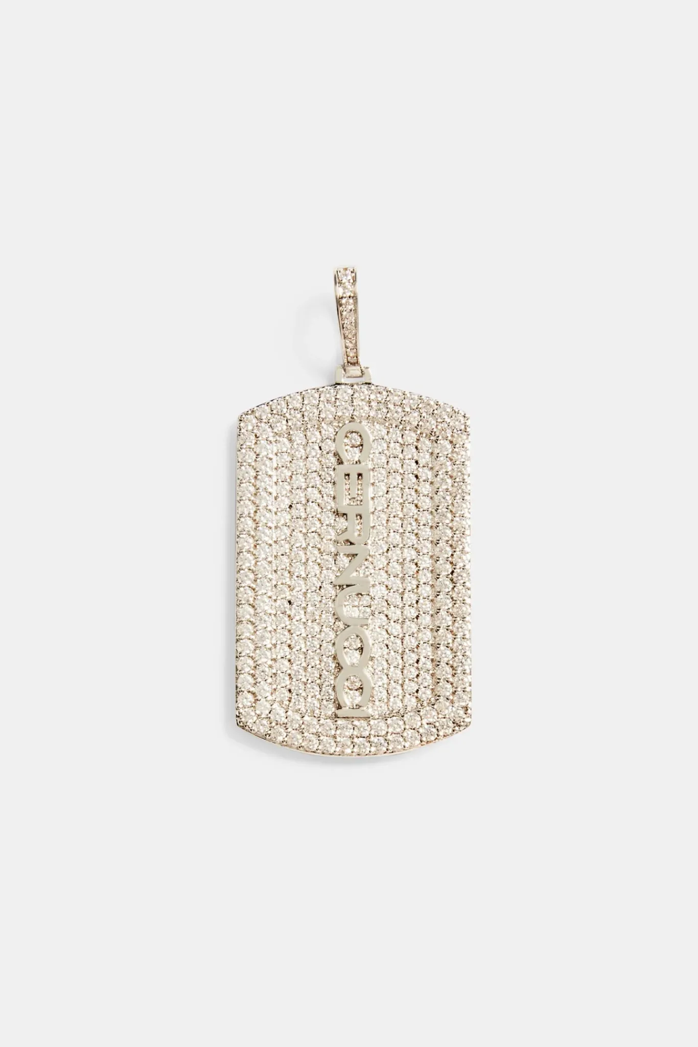 JWL-PEND Iced Cernucci Dog Tag