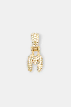 Women JWL-PEND Iced Mini Bubble Pendant - Gold