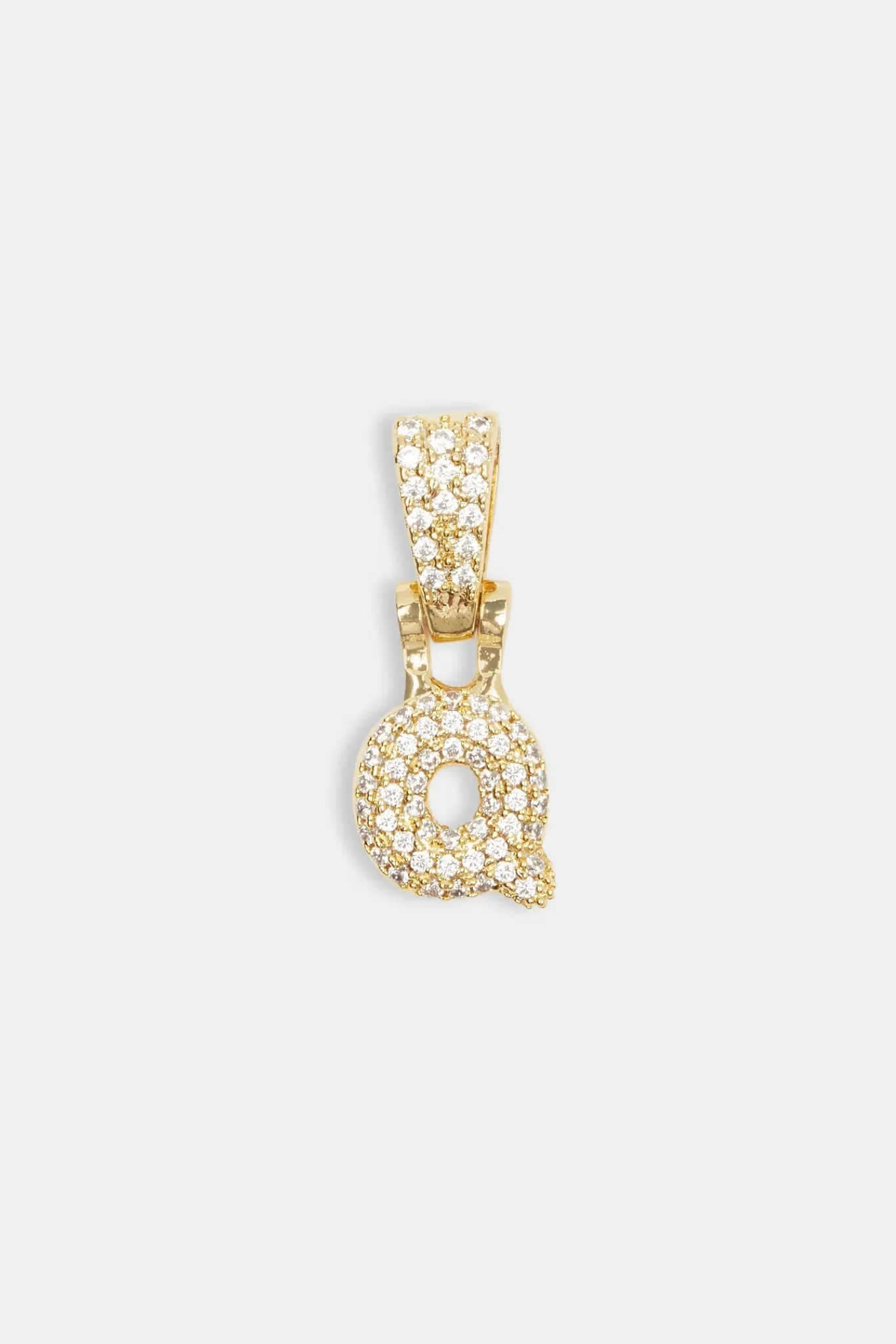 Women JWL-PEND Iced Mini Bubble Pendant - Gold