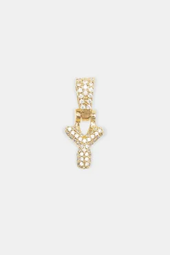 Women JWL-PEND Iced Mini Bubble Pendant - Gold
